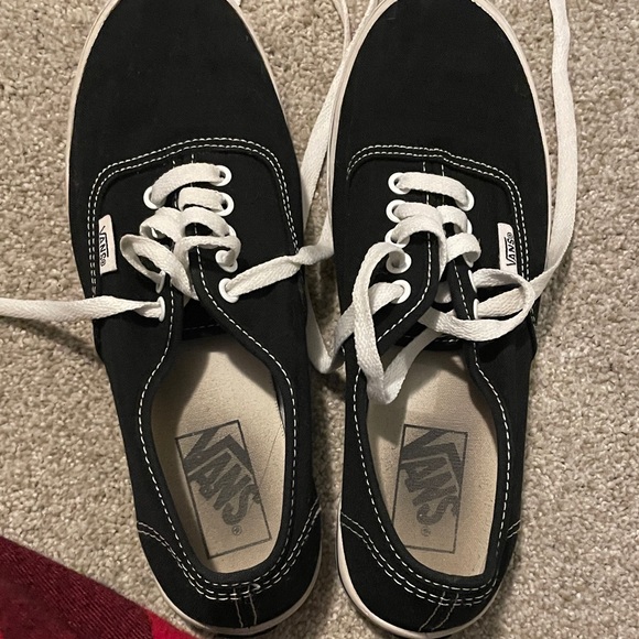 Vans off the wall Black and White Canvas Sneakers women’s 6.5/men’s size 5 - Picture 1 of 6